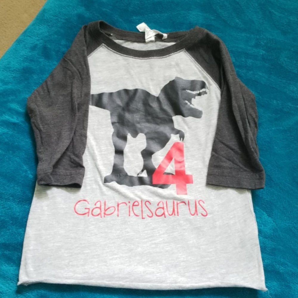 Custom Gabriel Birthday Shirt 4T